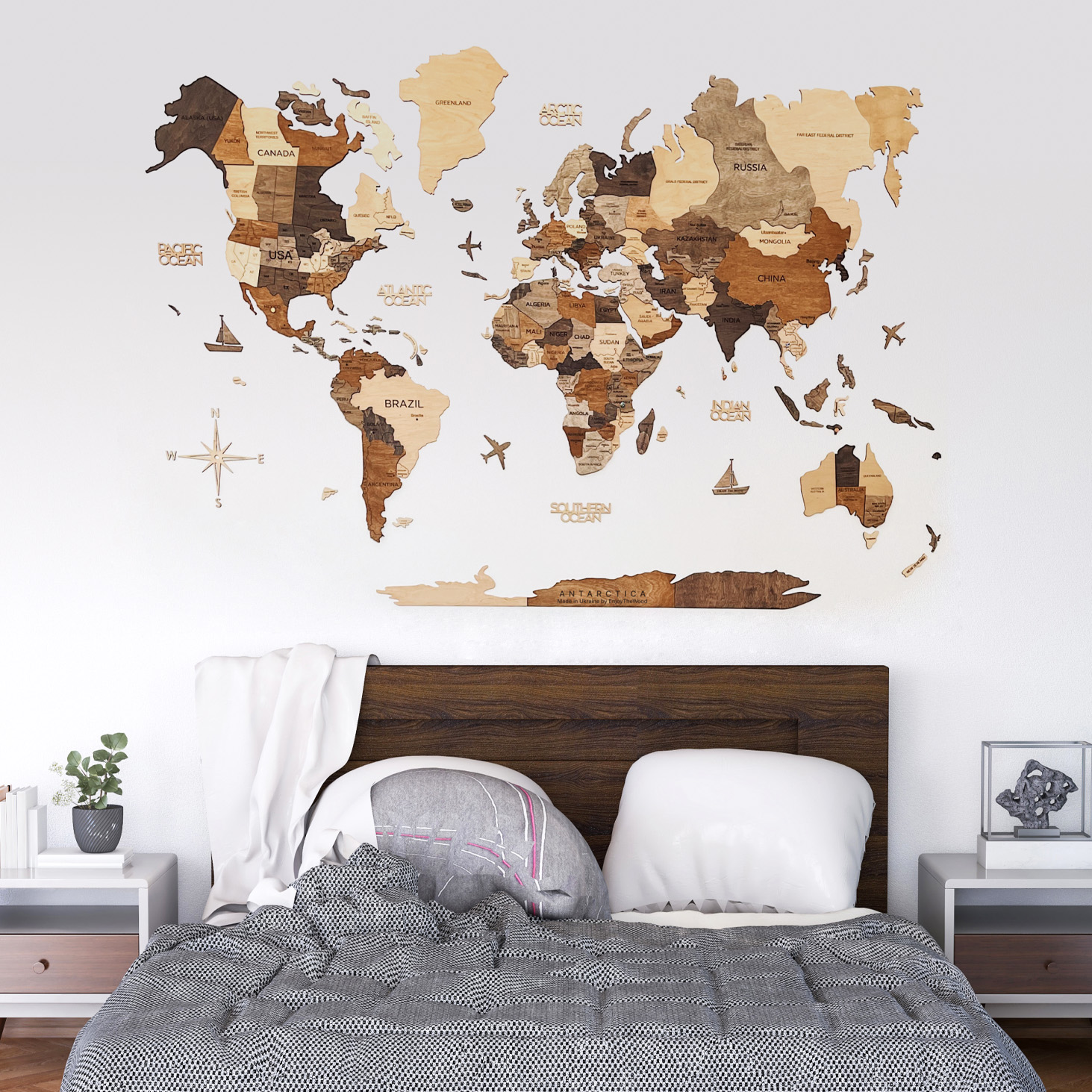 multicolor-woodmap-wall-art-for_bedroom