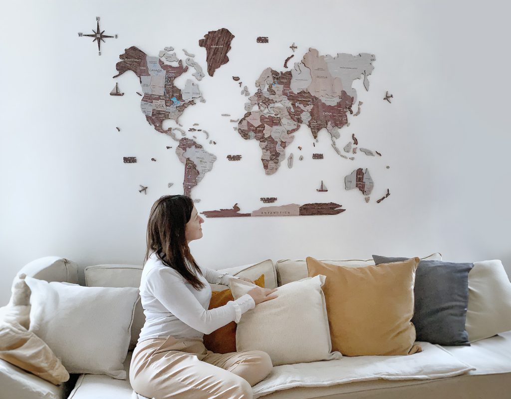 Incorporating Wooden Maps into Your Decor